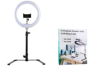 Лампа Кільцева 26 см для Предметної зйомки мята упаковка, колір чорний