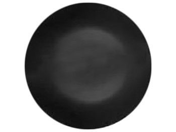 Тарілка десертна чорна 20см