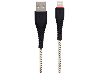 Кабель USB Borofone BX25 Powerful Lightning Колір Чорний