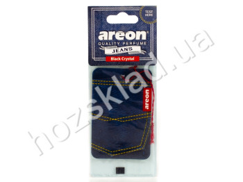 Освіжувач повітря AREON сухий листочок "Джинс" Black crystal 66467