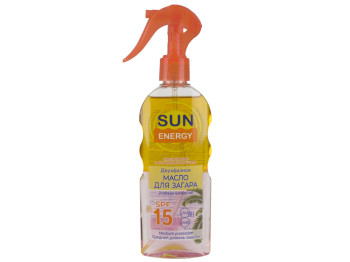 Масло для загара Sun energy двухфазное SPF15 200мл