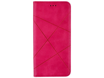 Чехол-книжка Business Leather для Oppo A12 Eur Ver Цвет Малиновый