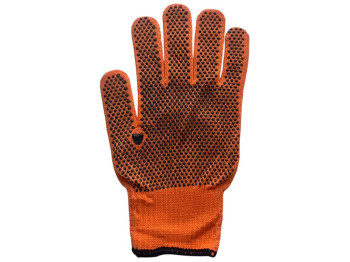 Рукавички трикотажні з ПВХ крапкою, 1пара