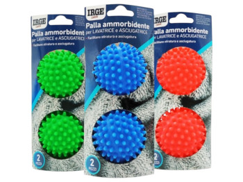 Кульки Irge для прання та сушіння, з рельєфною поверхнею, діаметр 7см (ціна за 2шт)