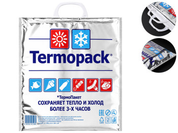 Термопакет для охлажденных и горячих продуктов, 35×32см