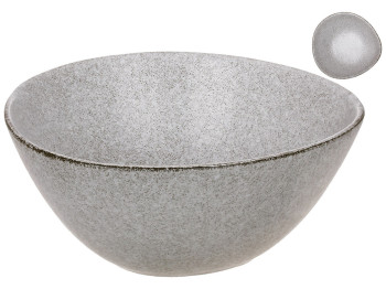 Салатник керамический Gray, 500мл, 15х6,8см, цвет - серый гранит