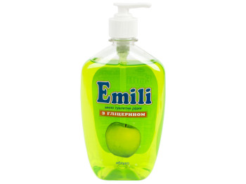 Мыло жидкое с глицерином "Emili" "Яблоко" 500гр дозатор