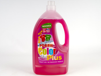 Гель для стирки бесфосфатный "Forsil" "Color Plus" для цветных тканей 3л Чехия