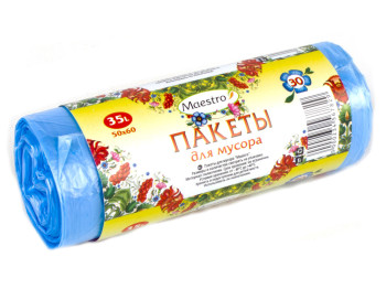 Мусорные пакеты 35л. "Maestro" 30шт 67829