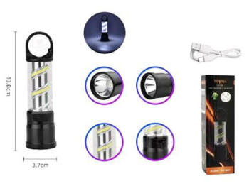 Ліхтар 1810B-LED світильник, Li-Ion акумулятор, гачок, (1810B-LED)