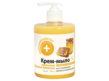 Рідке крем-мило для рук "Домашній доктор" прополіс і маточне молочко 500мл