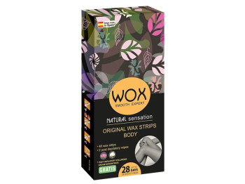 Восковые полоски WOX Original для лица и бикини 40+2