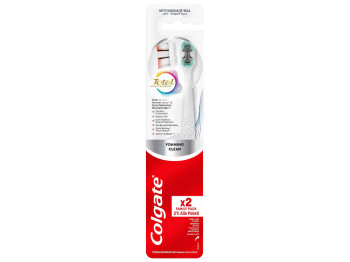 Набор зубных щеток Colgate Total Active Prevention Foaming Clean, мягкие, 2шт, (цена за набор)