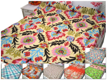 Одеяло стеганное (поликоттон, наполнитель-холлофайбер) 175x210cм