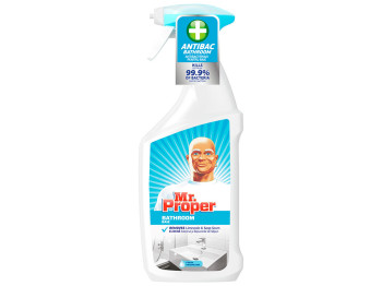 Спрей для чищення ванн Mr. Proper Антибактеріальний, для видалення вапняного нальоту, 750мл