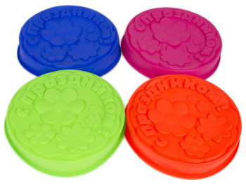 Форма силиконовая Stenson "С праздником"