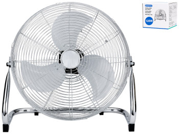 Вентилятор для підлоги EmiPro, пластик, залізо, 62×60см, 120W, колір сріблястий