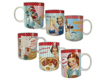 Чашка фарфоровая Maestro Housewife mix 350мл