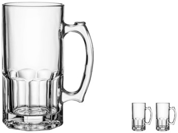 Набір келихів для пива Strong bier, 1л (ціна за набір 2шт)