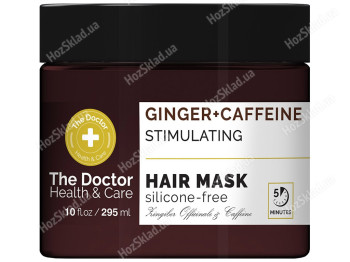 Маска для волос The Doctor Health&Care Ginger + Caffeine, Стимулирующая, 295мл