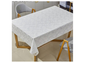 Клеенка ПВХ LACE белая, 1,37х20м (цена рулон)