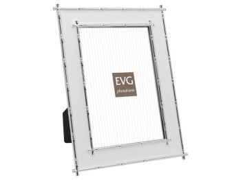 Фоторамка 10×15 см EVG, Onix Z08 White, металл, 15,3×20×1,5 см 6900071192410