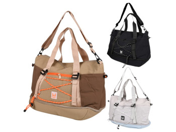 Сумка дорожная, с расширителем, плечевой ремень, полиэстер, 51×33×20см