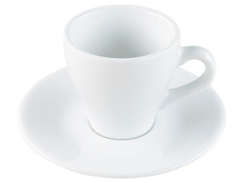 Набор чайный Lubiana Paula: чашка 70мл с блюдцем 12см