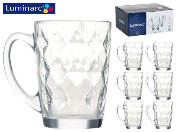 Набор чашек Luminarc New morning Diamond 320мл (цена за набор 6шт) N6230 68315/63907