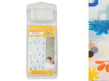 Штора в ванну кімнату +12 кілець