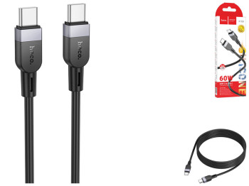 Кабель USB Hoco X109 Silicone Type-C to Type-C 60W 2м Цвет Черный