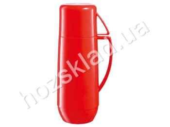 Термос с кружкой FAMILY COLORI 1л красный 91449