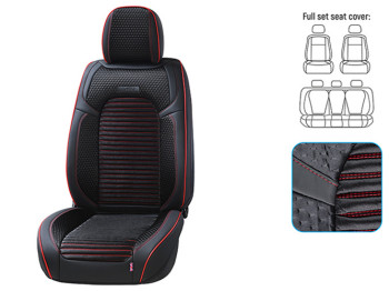 Набір чохлів VD-220 Bk, повний комплект, екошкіра, чорні