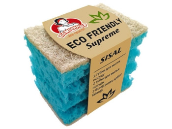 Губки кухонные Помічниця Eco Friendly Supreme профилированные 2шт