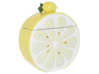 Банка керамическая Lemon, 1,7л, цвет - желтый