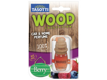 Освежитель воздуха на зеркало Tasotti Wood пробковый Berry 7мл