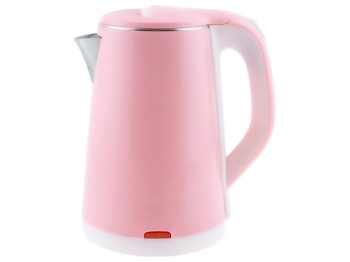Чайник электрический Double wall, 1,8л, 1800W, розовый