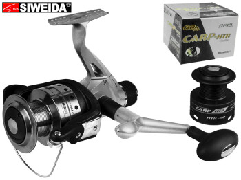 Котушка Siweida "Carp-HTR 60A" 2bb металева шпуля з додатковою пластиковою шпулею