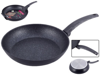 Сковорода алюминиевая с антипригарным покрытием PTFE Kamille 30см