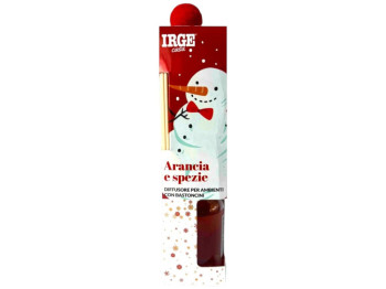 Ароматизатор для дома Irge Christmas, с помпоном, аромат пряный апельсин, 100мл