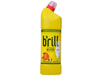 Засіб чистячий Brill WC Extra, проти вапняного нальоту, аромат лимонна свіжість, 1л