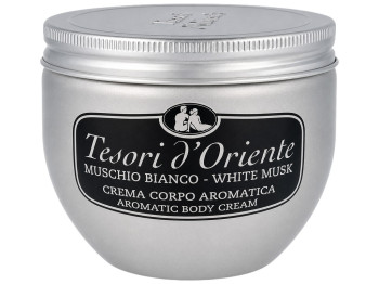 Крем для тела Tesori d'Oriente Muschio Bianco, белый мускус, питательный, 300 мл
