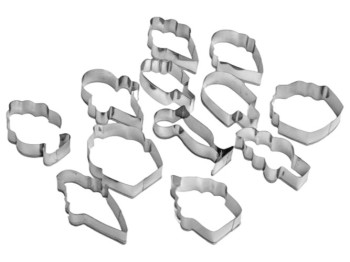 Формочки фигурные для печенья Ice cream (цена за набор 12шт)