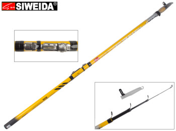 Вудка Siweida "Fishes" композит, 4 кільця, 4-секційна 4м 10-30г