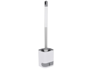 Ершик для туалета на подставке, пластик, 48×10см