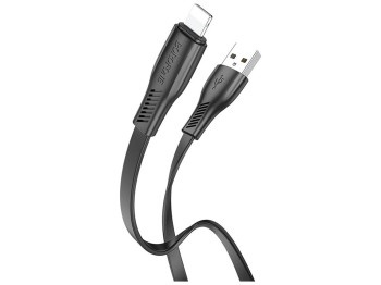 Кабель USB Borofone BX85 Lightning 2.4A Колір Чорний