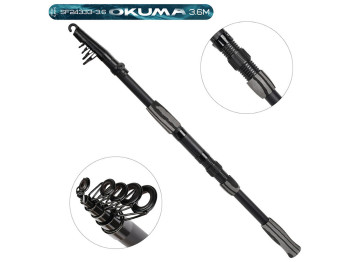 Спиннинг телескопический Okuma, 3,6м