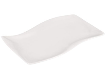 Блюдо фарфоровое Волна 12" 30,5х20см