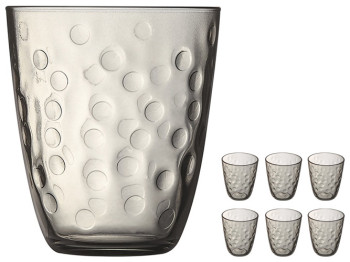 Набор стаканов Luminarc Concepto Bulles Grey, низкие, 310мл (цена за набор 6шт) 0883314664522