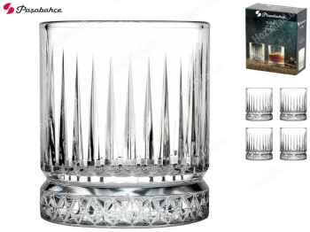 Набор стаканов низких Pasabahce Elysia для виски 355мл (цена за набор 4шт)